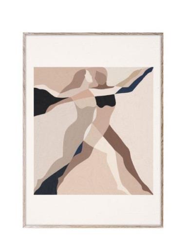 Paper Collective Two Dancers - 50X70 Cm Multi/patterned