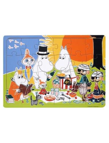 Moomin Wooden Frame Puzzle - Picnic Toys Puzzles And Games Puzzles Woo...