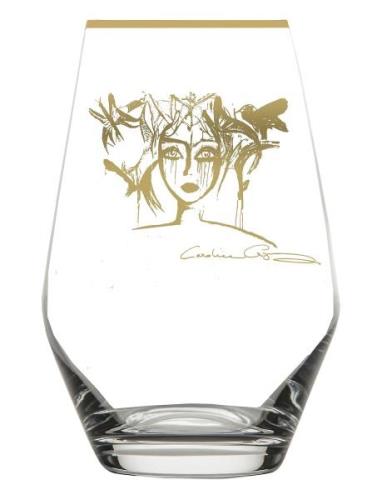 Slice Of Life Gold Home Tableware Glass Drinking Glass Nude Carolina G...