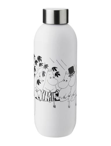 Stelton Keep Cool Drikkeflaske 0.75 L. Moomin Soft White Vit