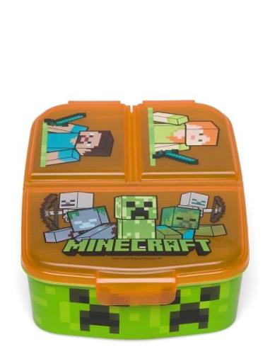 Minecraft Multi Compartment Sandwich Box Home Meal Time Lunch Boxes Mu...