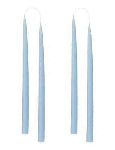 Hand Dipped Candles, 4 Pack Home Decoration Candles Pillar Candles Blu...