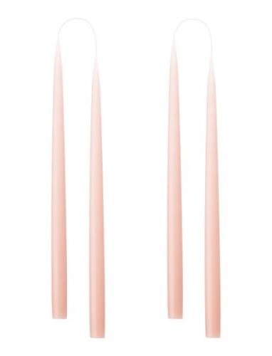 Kunstindustrien Hand Dipped Candles, 4 Pack Rosa