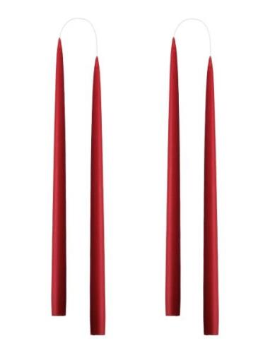 Hand Dipped Candles, 4 Pack Home Decoration Candles Pillar Candles Red...