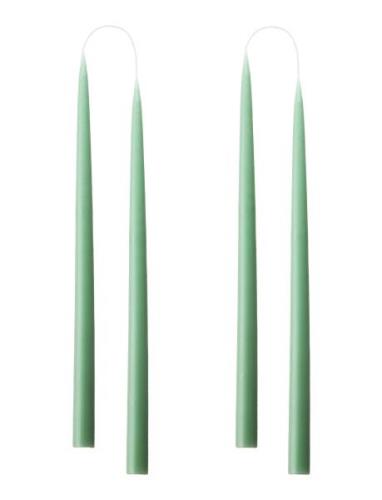 Kunstindustrien Hand Dipped Candles, 4 Pack Grön