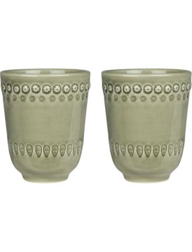 PotteryJo Daisy Mug 2-Pack Khaki Green