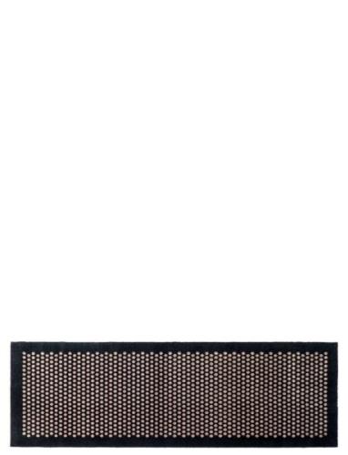 Tica Copenhagen Floormat Polyamide, 200X67 Cm, Dot Design Svart