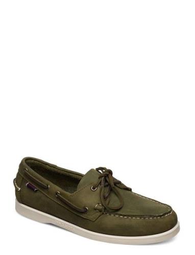 Sebago Docksides Crazy H Grön