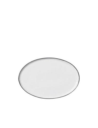 Fad Oval 'Salt' Home Tableware Plates Dinner Plates White Broste Copen...