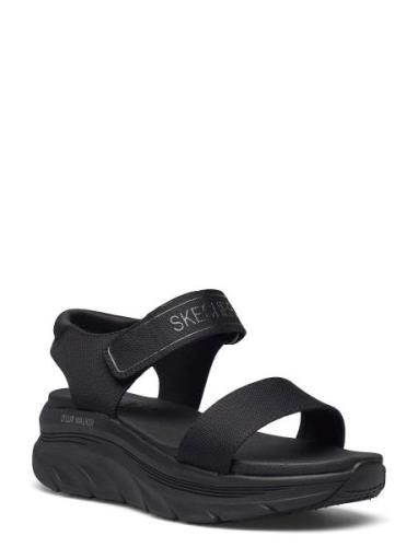 Skechers Womens Relaxed Fit D'lux Walker Sandal - New Block Svart