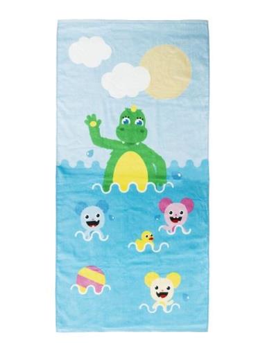 Bolibompa Dragon, Towel Home Bath Time Towels & Cloths Towels Blue Bol...