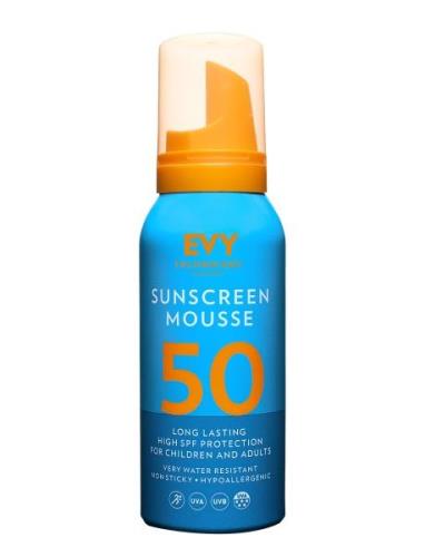 EVY Technology Sunscreen Mousse Spf 50 Face And Body, 100 Ml Nude