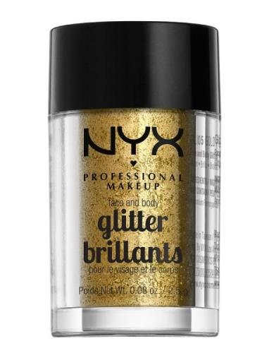 NYX Professional Makeup Face & Body Glitter Guld