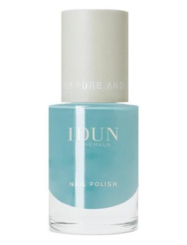 IDUN Minerals Nail Polish Azurit Blå