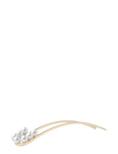 Corinne Hairpin 7 Pearls Guld