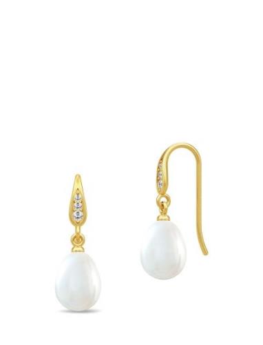 Julie Sandlau Ocean Earrings - Gold/White Vit