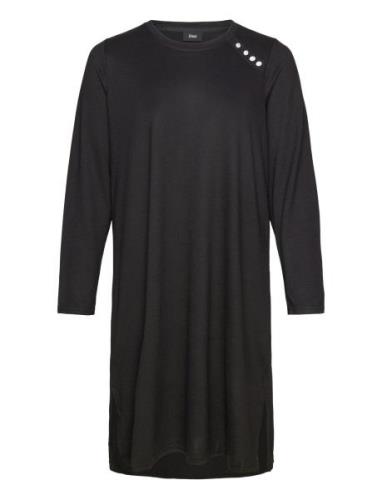 Zizzi Vlucca, L/S, Abk Dress Svart