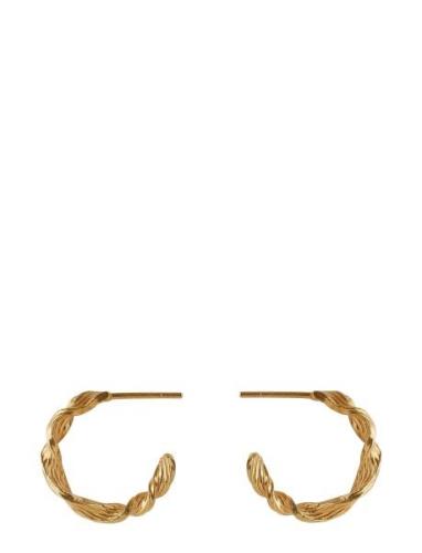 Pernille Corydon Small Dancing Wave Hoops Guld