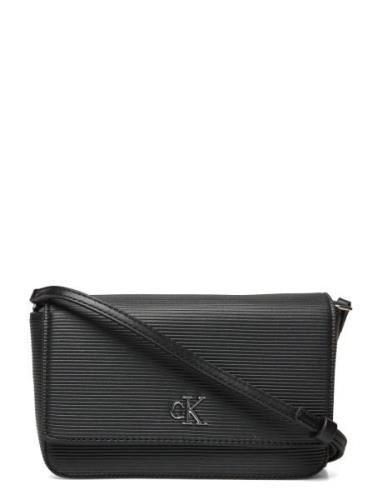 Calvin Klein Minimal Monogramwallet W/Strap T Svart