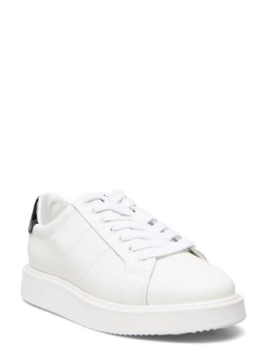 Lauren Ralph Lauren Angeline Iv Action Leather Sneaker Vit