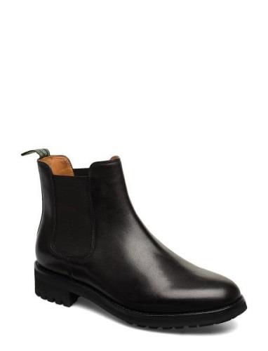 Polo Ralph Lauren Bryson Leather Chelsea Boot Svart