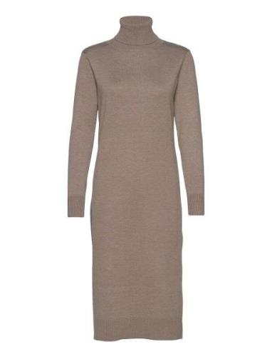 Saint Tropez Milasz Roll Neck Long Dress Brun