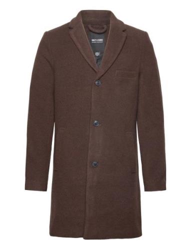 ONLY & SONS Onsjaylon Wool Coat Otw Noos Brun