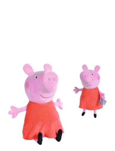 Peppa Pig Plush Peppa, 33Cm Toys Soft Toys Stuffed Animals Pink Gurli ...