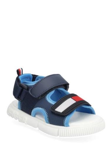 Tommy Hilfiger Velcro Sandal Blå