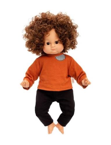 Lillan Docka Mörkt Hår 36Cm Toys Dolls & Accessories Dolls Multi/patte...