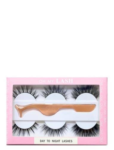 Oh My Lash Oh My Lash Faux Mink Strip Day To Night Set Svart