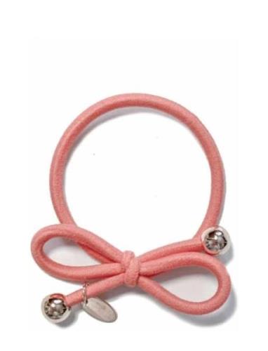 Ia Bon Hair Tie With Gold Bead - Dusty Rose Rosa