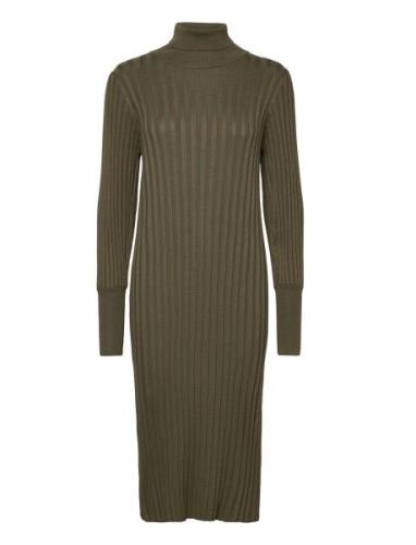 Soft Rebels Srfelina Rollneck Dress Knit Grön