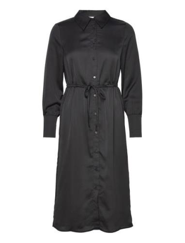 Vila Viellette L/S Shirt Dress/Su - Noos Svart