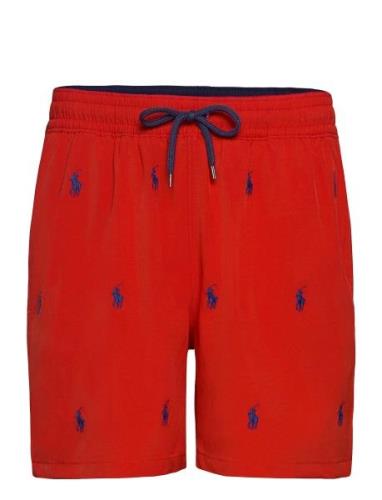 Polo Ralph Lauren Recycled Polyester-Traveler Short Röd