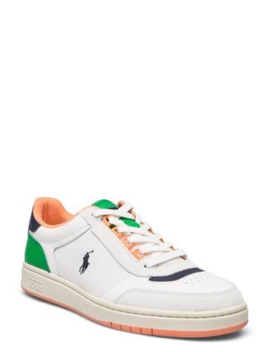 Polo Ralph Lauren Court Sport Leather-Suede Sneaker Vit