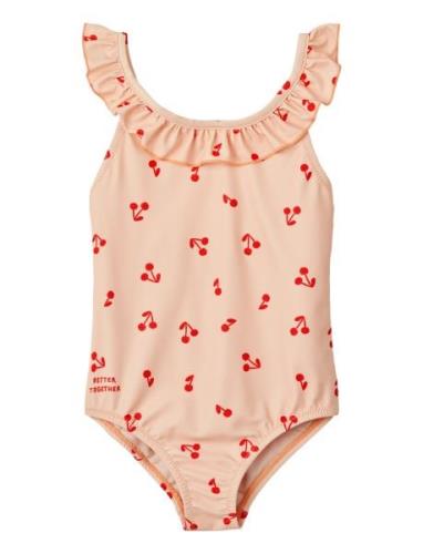 Liewood Kallie Printed Swimsuit Rosa