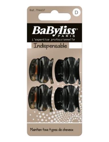 Babyliss Paris Jaw Clips 4 Pcs Svart