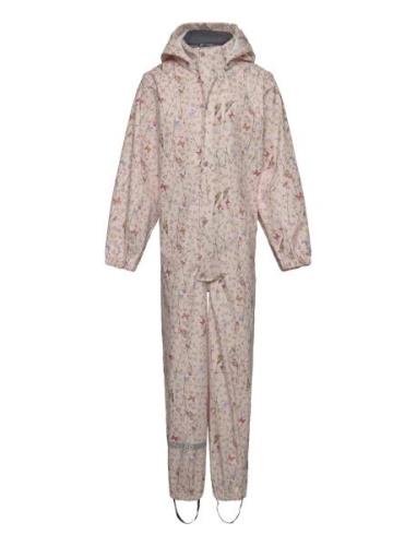 Mikk-line Pu Rain Suit Aop Recycled Rosa