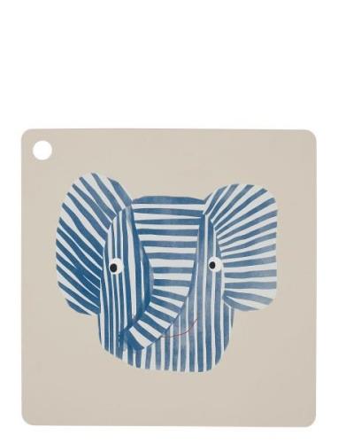 Placemat Erik Elephant Home Meal Time Placemats & Coasters Multi/patte...