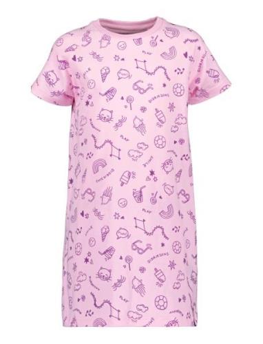 Didriksons Smultron K Dress Rosa