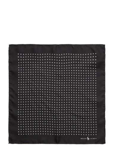 Polo Ralph Lauren Polka-Dot Silk Pocket Square Svart