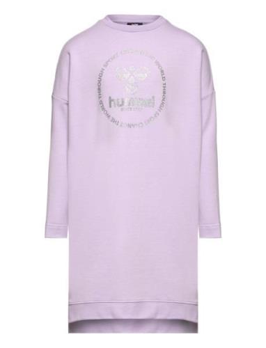 Hummel Hmlelly Dress L/S Lila