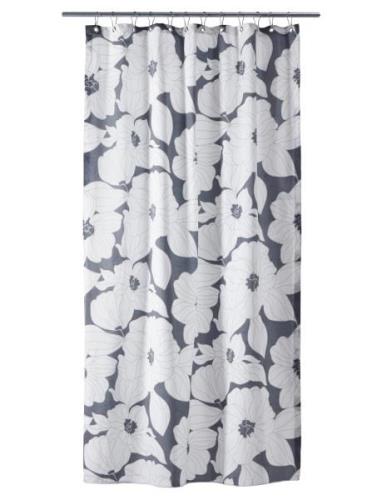 Flora Shower Curtain W/Eyelets 200 Cm Compliments Grey