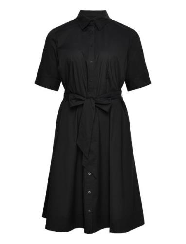 Lauren Women Cotton-Blend Shirtdress Svart