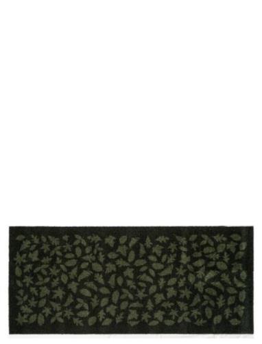 Tica Copenhagen Floormat Polyamide, 130X90 Cm, Leaves Design Grön