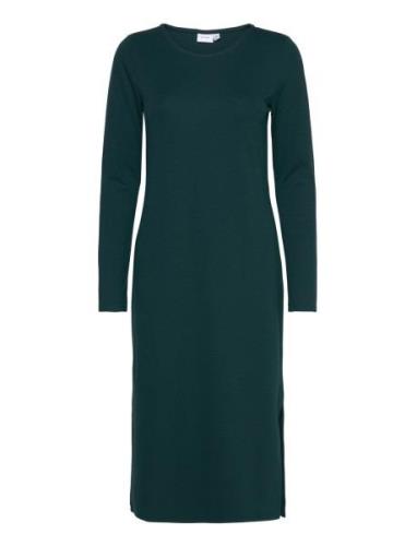 Vila Viarmer L/S Long Dress Grön