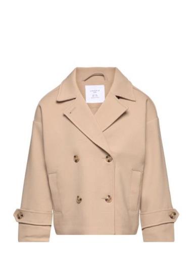 Lindex Jacket Trenchcoat Cropped Beige