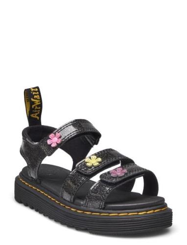 Dr. Martens Klaire J Black+Multi Coated Glitter Pu+Athena Svart