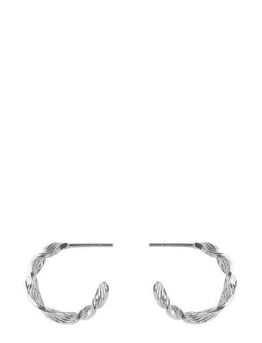 Pernille Corydon Small Dancing Wave Hoops Silver